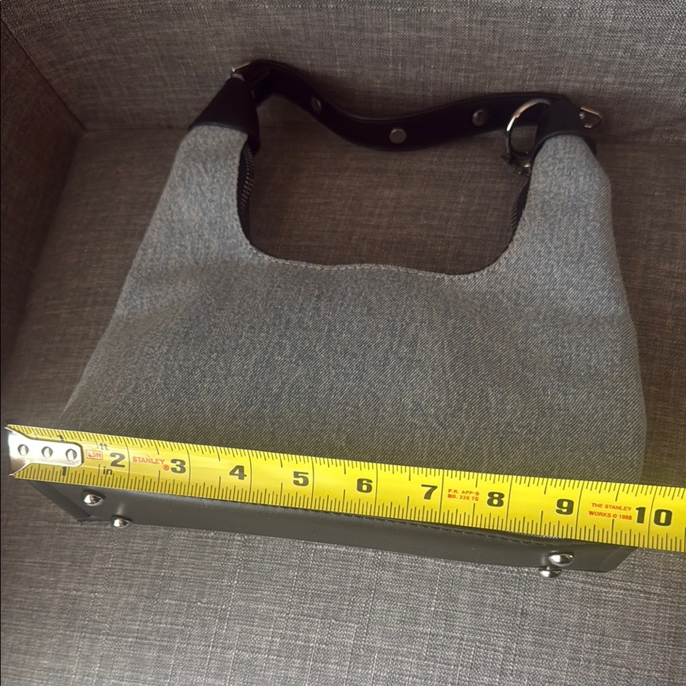 Stylish Denim and Black Women's Mini Bag - Picture 6 of 7